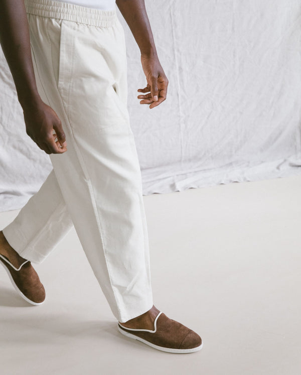 Angarde Mule Homme Mocha En Cuir