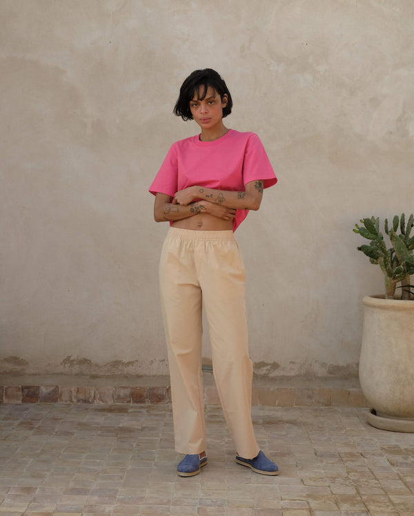 Angarde Pantalon Femme Beige