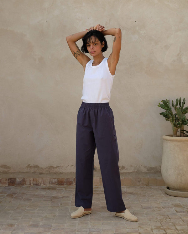 Angarde Pantalon Femme Marine