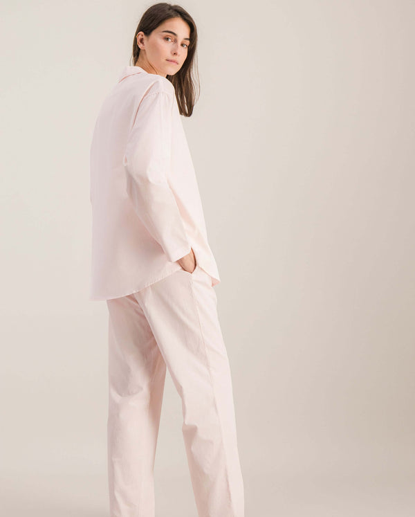 Angarde Pantalon Pyjama Femme Uni Rose