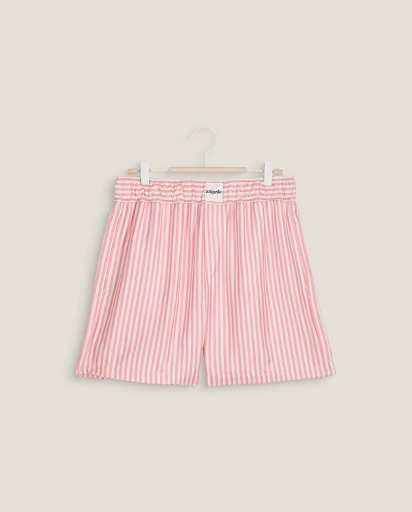 Angarde Short Femme Rayures Dahlia En Tencel