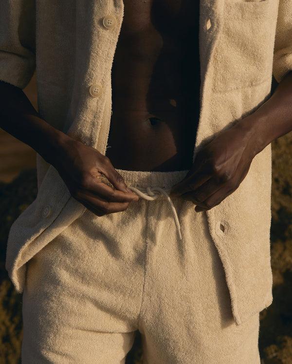 Angarde Short Homme Beige Coton Bio