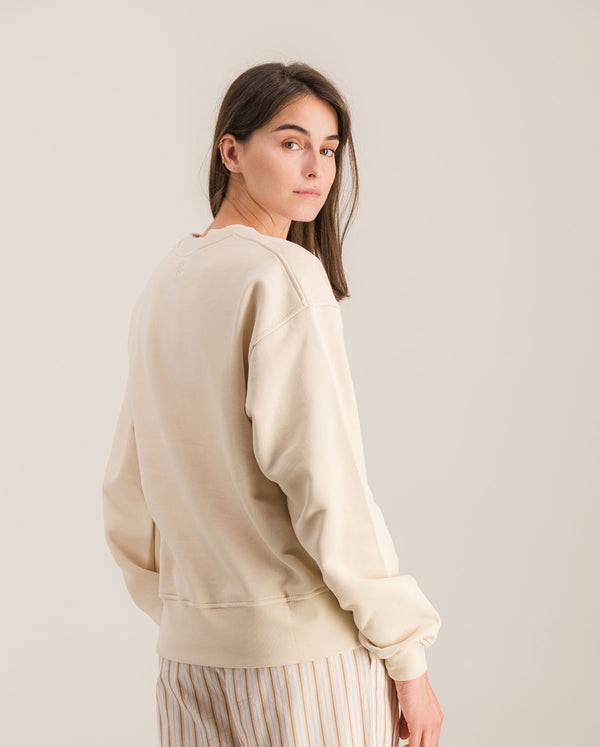 Angarde Sweatshirt Femme Beige