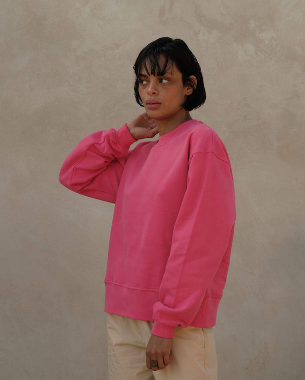 Angarde Sweatshirt Femme Fuchsia