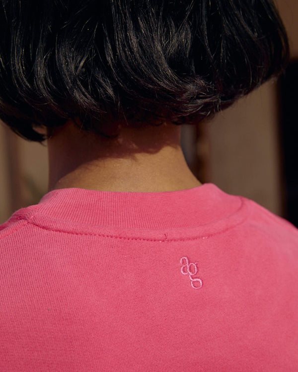 Angarde Sweatshirt Femme Fuchsia