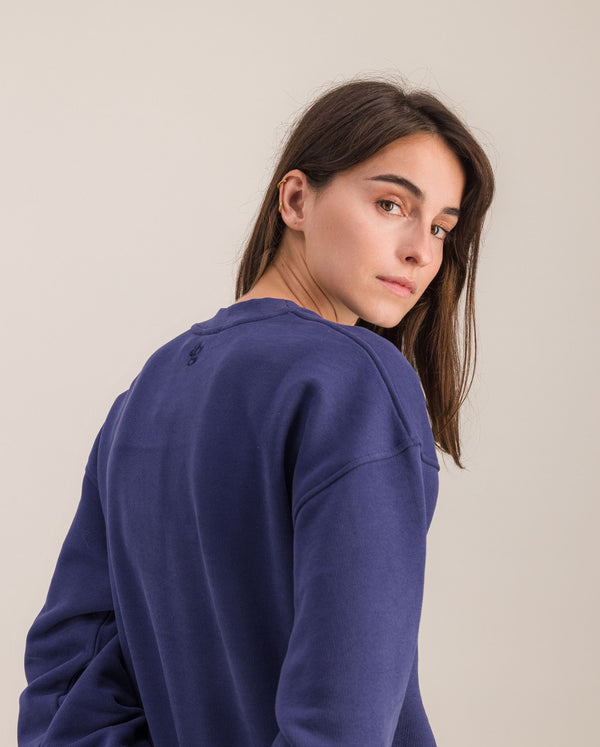 Angarde Sweatshirt Femme Marine