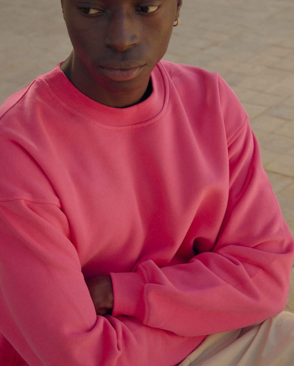 Angarde Sweatshirt Homme Fuchsia