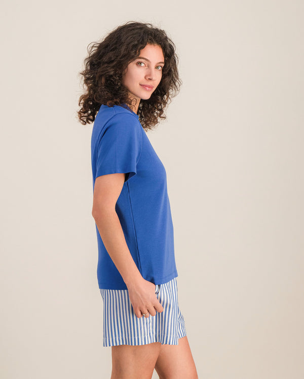 Angarde T-shirt Femme Azur