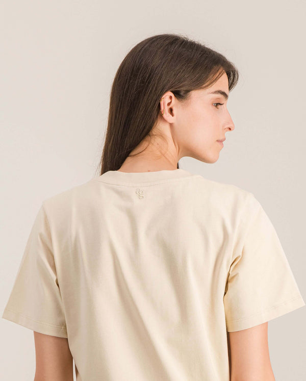 Angarde T-shirt Femme Beige