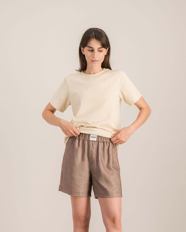 Angarde T-shirt Femme Beige