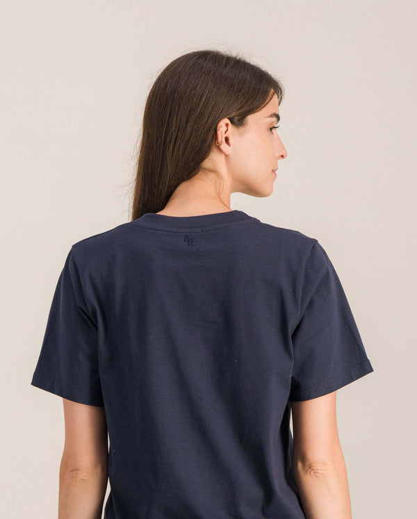 Angarde T-shirt Femme Bleu Nuit