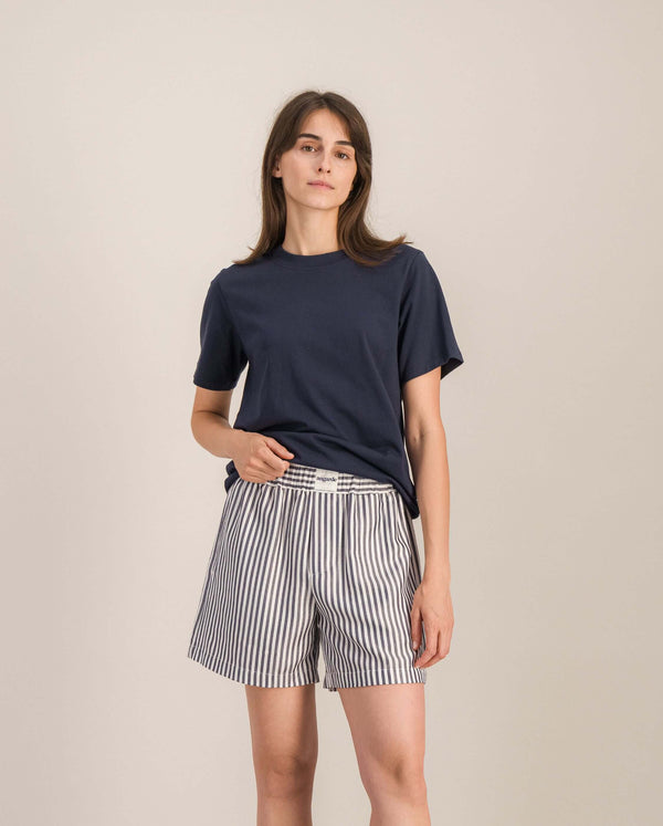 Angarde T-shirt Femme Bleu Nuit