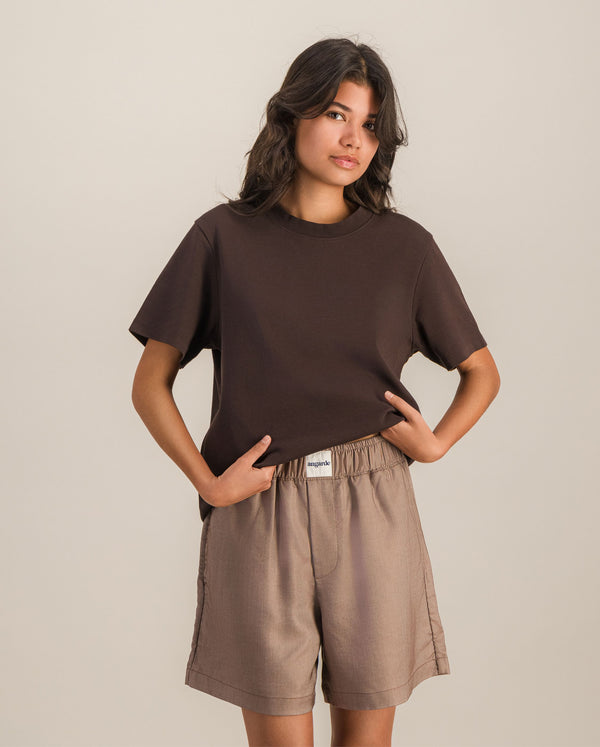 Angarde T-shirt Femme Chocolat
