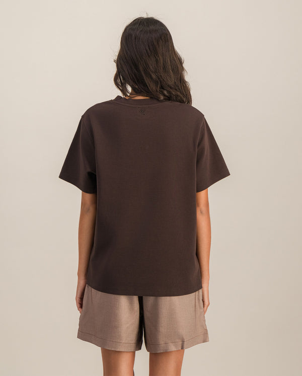 Angarde T-shirt Femme Chocolat