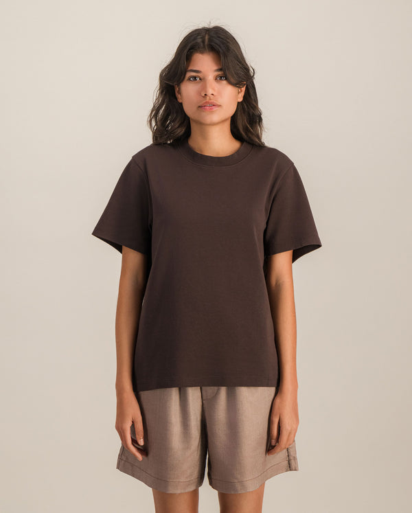 angarde T-shirt femme chocolat