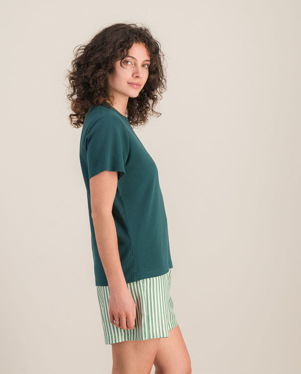 Angarde T-shirt Femme Vert émeraude