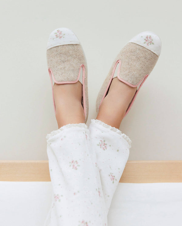 Angarde Chausson Enfant à Fleurs Collab' X Tartine Et Chocolat