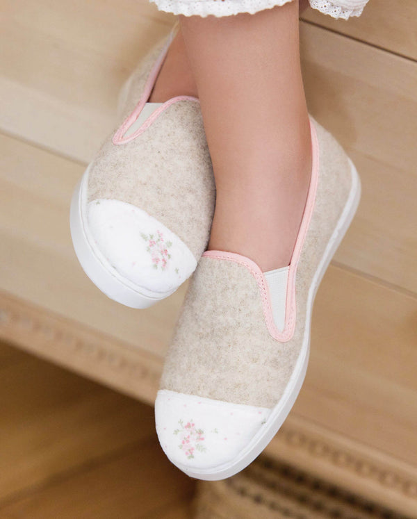 Angarde Chausson Enfant à Fleurs Collab' X Tartine Et Chocolat