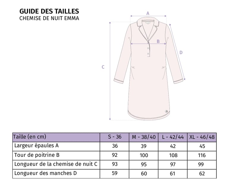 Anne De Solène CHEMISE DE NUIT Emma · Nude