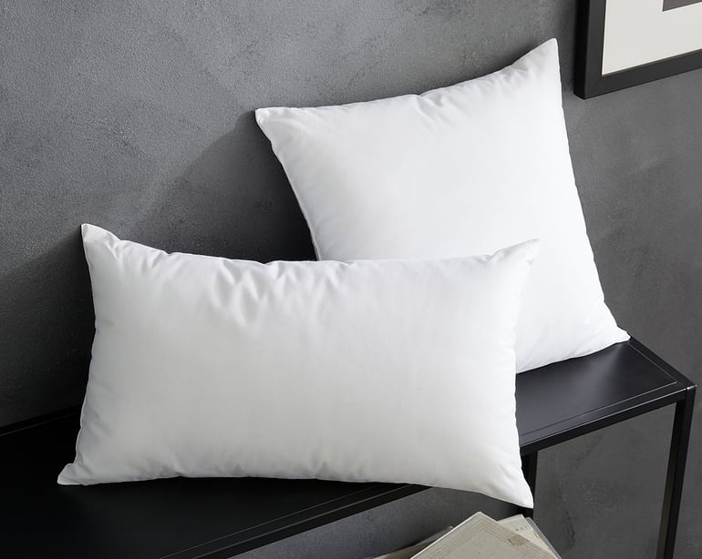 anne de solène Coussin Aisance · Blanc