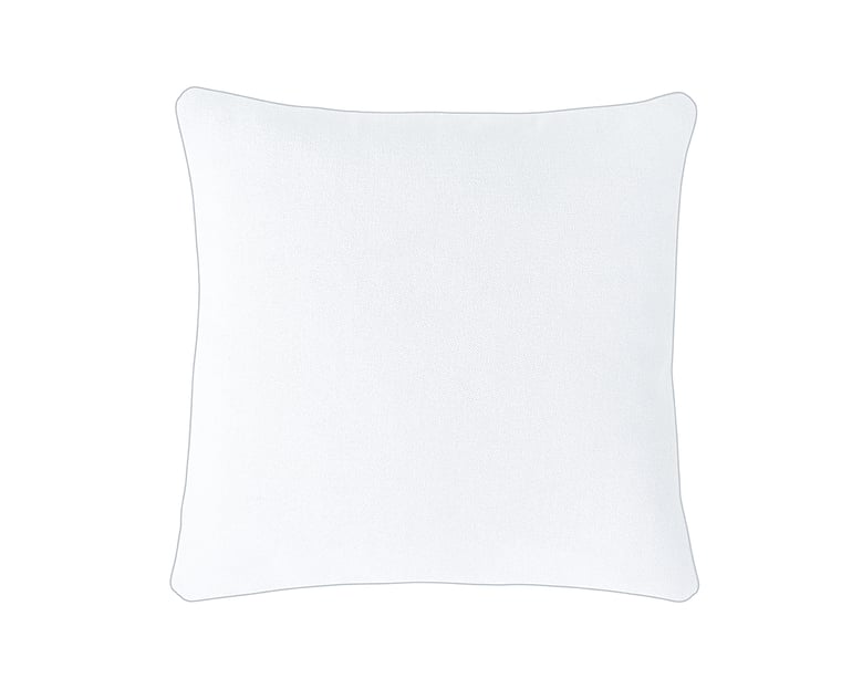anne de solène Coussin Aquarelle · Blanc