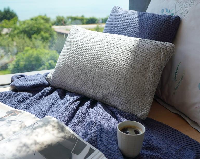 Anne De Solène Coussin Bohème · Bleu