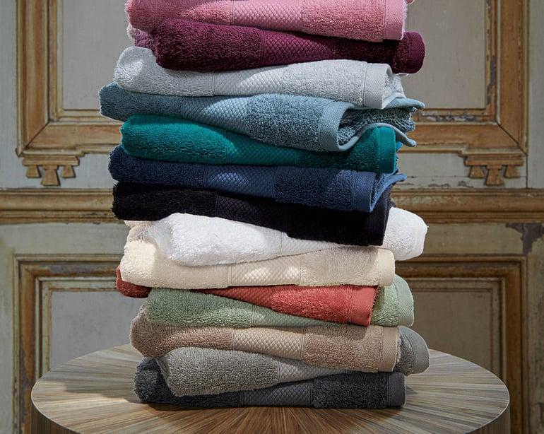 Anne De Solène DRAP DE BAIN Pétale · Gentiane
