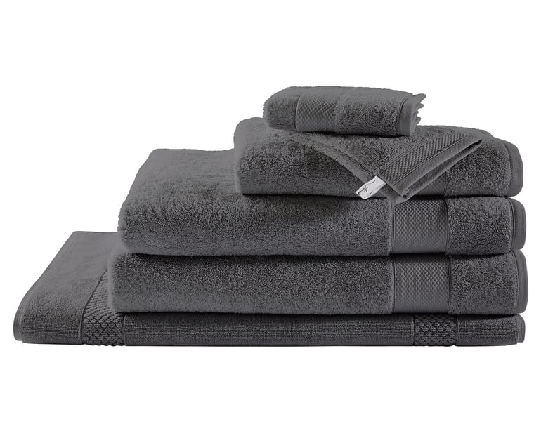 Anne De Solène DRAP DE BAIN Pétale · Poivre