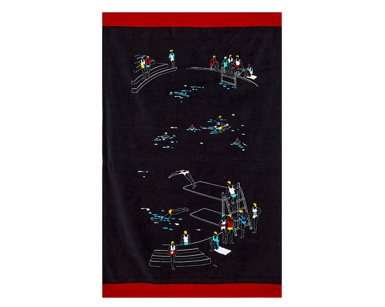 Anne De Solène DRAP DE PLAGE Piscine