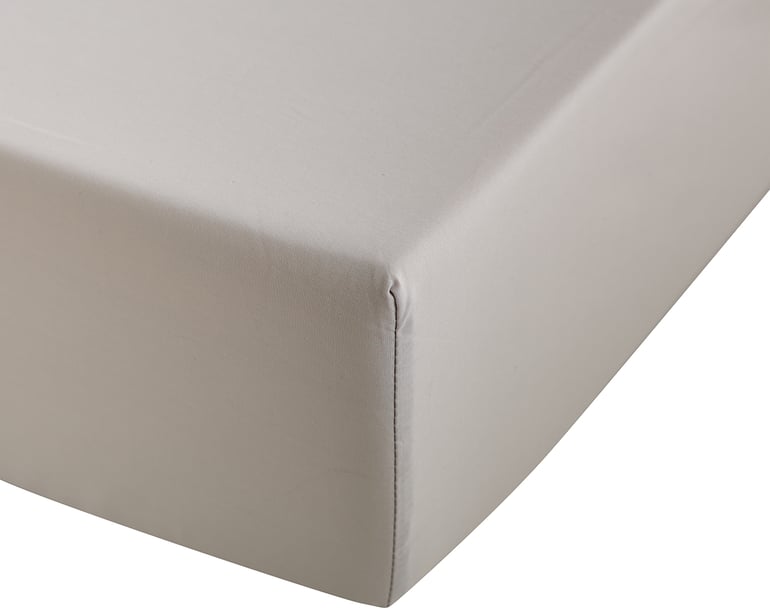 anne de solène Drap housse Amance · Gris perle