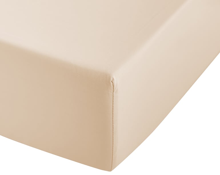 anne de solène Drap housse Amance · Ivoire