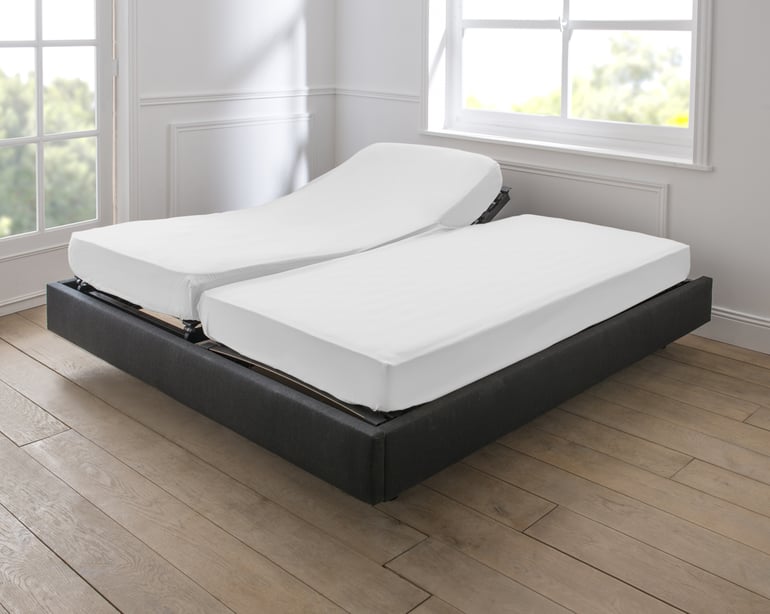 Anne De Solène DRAP HOUSSE DUO Vexin · Blanc