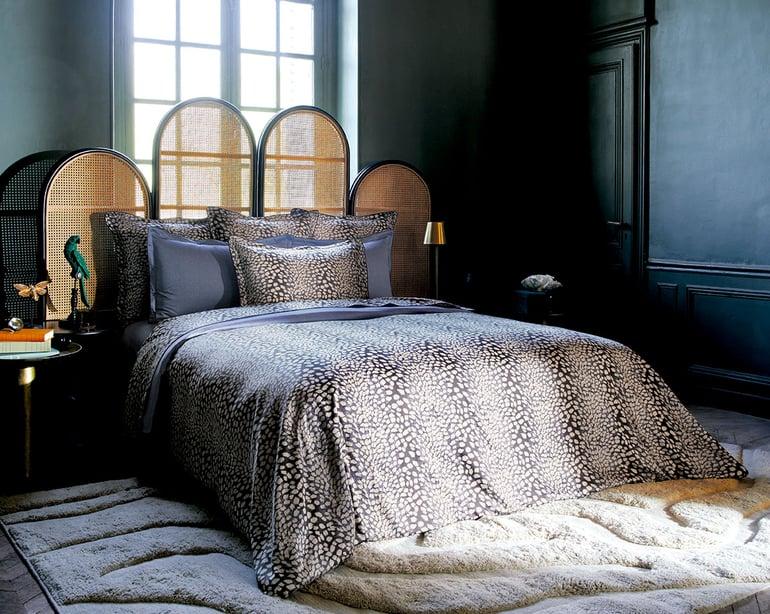 Anne De Solène DRAP HOUSSE Imaginaire · Bleu Nuit