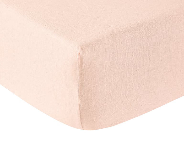 anne de solène DRAP HOUSSE Lin Lavé Lina · Nude