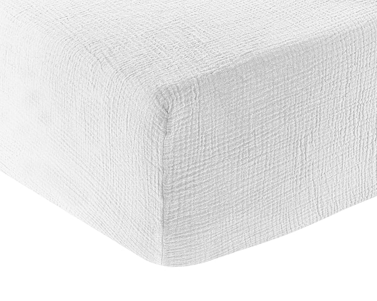 anne de solène DRAP HOUSSE Source · Blanc