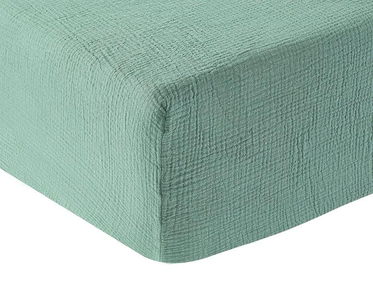anne de solène DRAP HOUSSE Source · Celadon