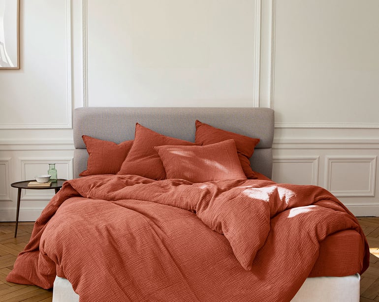 Anne De Solène DRAP HOUSSE Source · Sienne