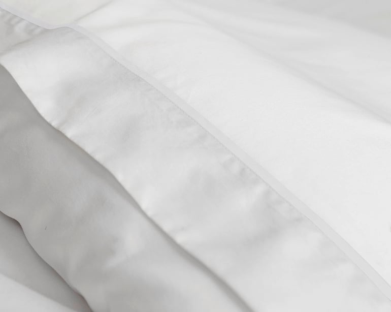 anne de solène DRAP PLAT Breteuil · Blanc/Blanc