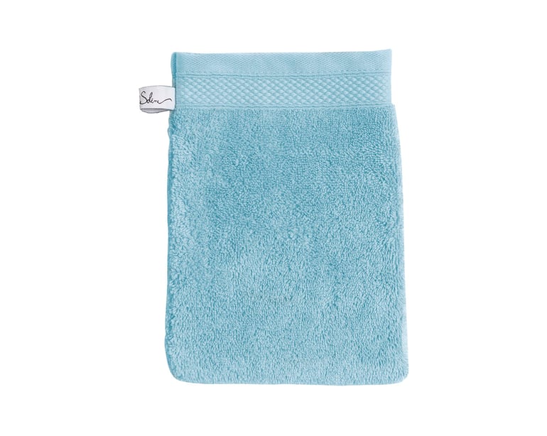 anne de solène GANT DE TOILETTE Pétale · Azur