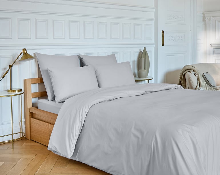 Anne De Solène Housse De Couette Amance · Gris Perle