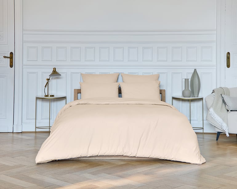 anne de solène Housse de couette Amance · Ivoire