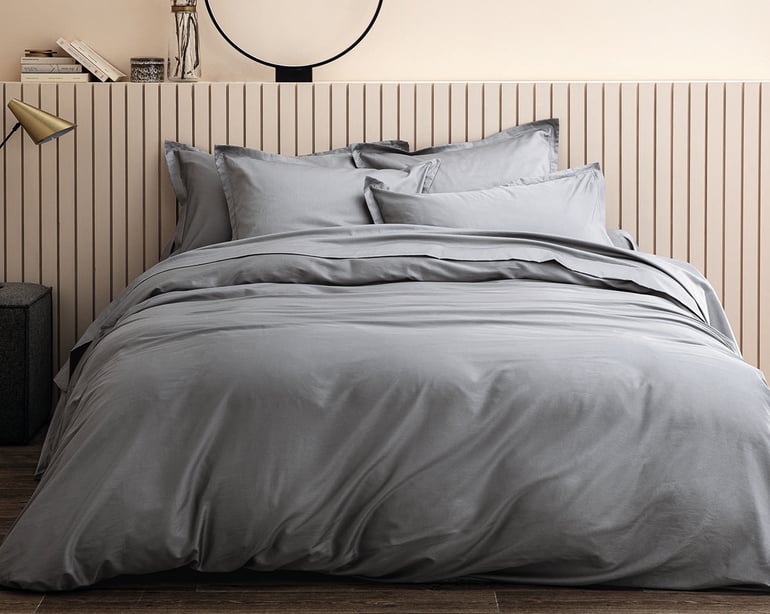 anne de solène HOUSSE DE COUETTE Eclat · Argent