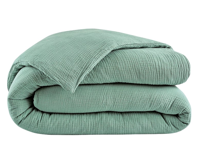 Anne De Solène HOUSSE DE COUETTE Source · Celadon