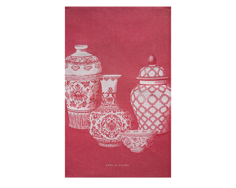 Anne De Solène LOT DE 2 TORCHONS Comptoir