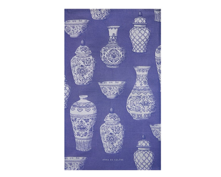 Anne De Solène LOT DE 2 TORCHONS Comptoir