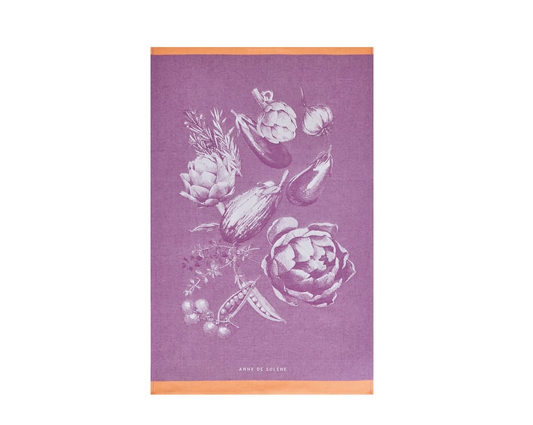 Anne De Solène LOT DE 3 TORCHONS Nature Enchantée