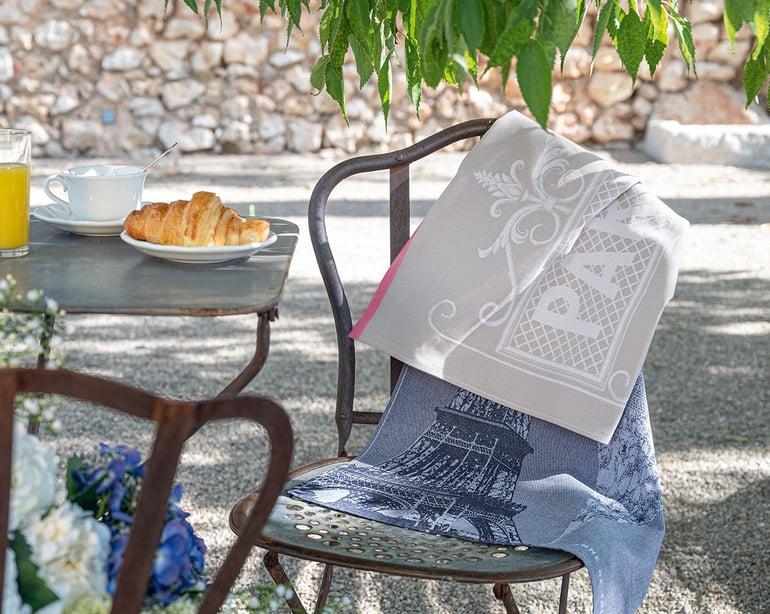 anne de solène LOT DE 3 TORCHONS Virée Parisienne