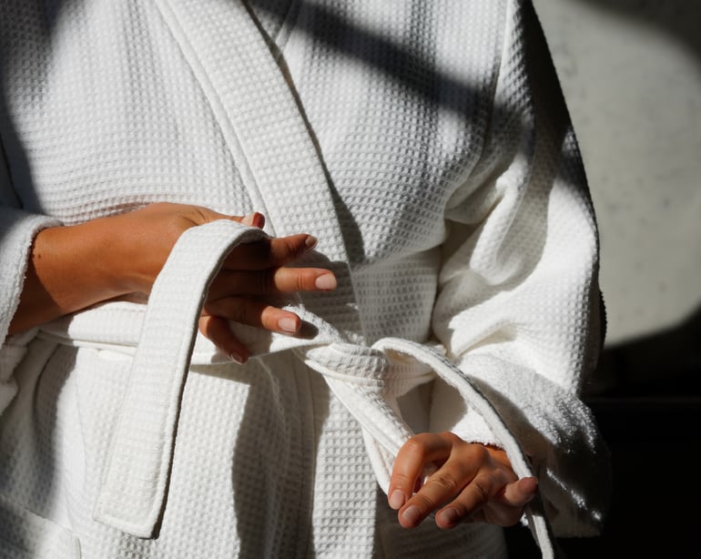 Anne De Solène PEIGNOIR Naïade · Blanc