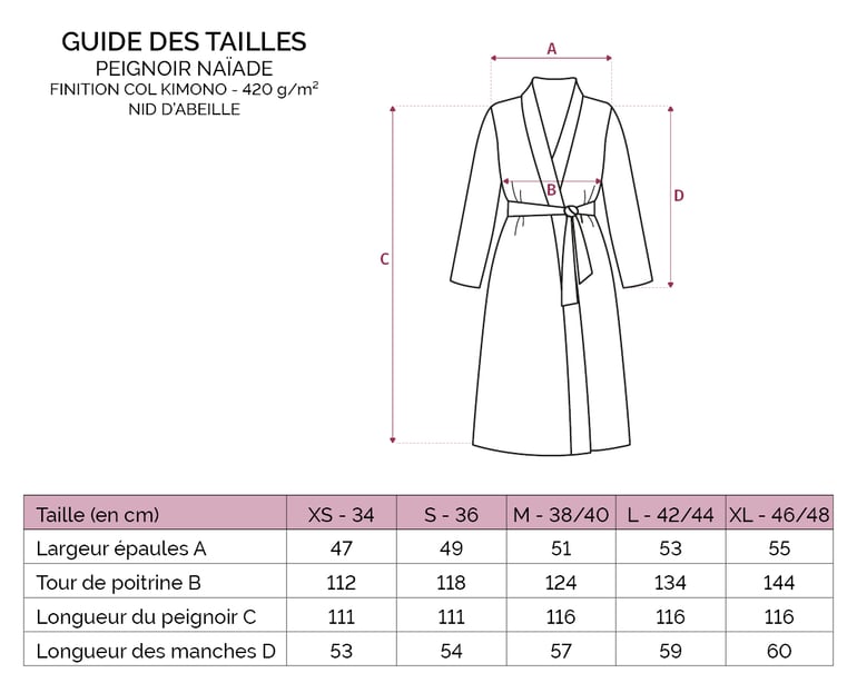 Anne De Solène PEIGNOIR Naïade · Blanc