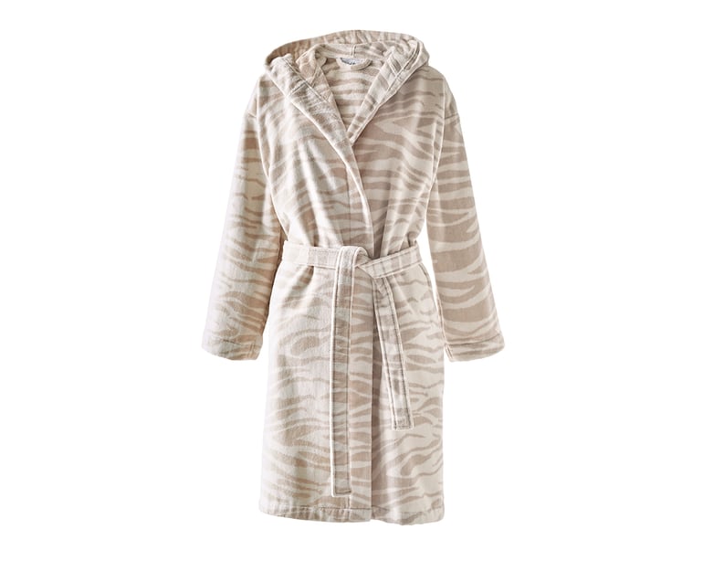 Anne De Solène PEIGNOIR Zèbre · Beige